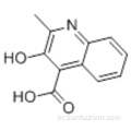 4- 퀴놀린 카복실산, 3- 하이드 록시 -2- 메틸 -CAS 117-57-7